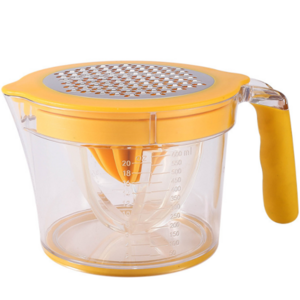 Kitchen Multi-functional 3 in 1 Manual Orange Lemon Juicer Fruit Squeezer Vegetable Grater Slicer