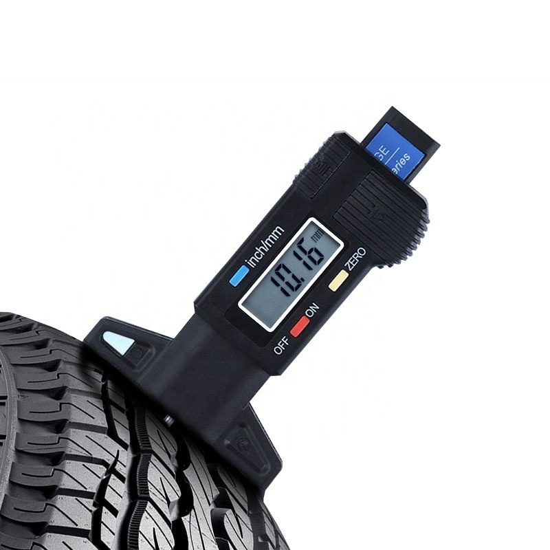 Digital Tire Pressure Gauge Car Tire Tread Depth Measuring Ruler Depth Indicator Gauge