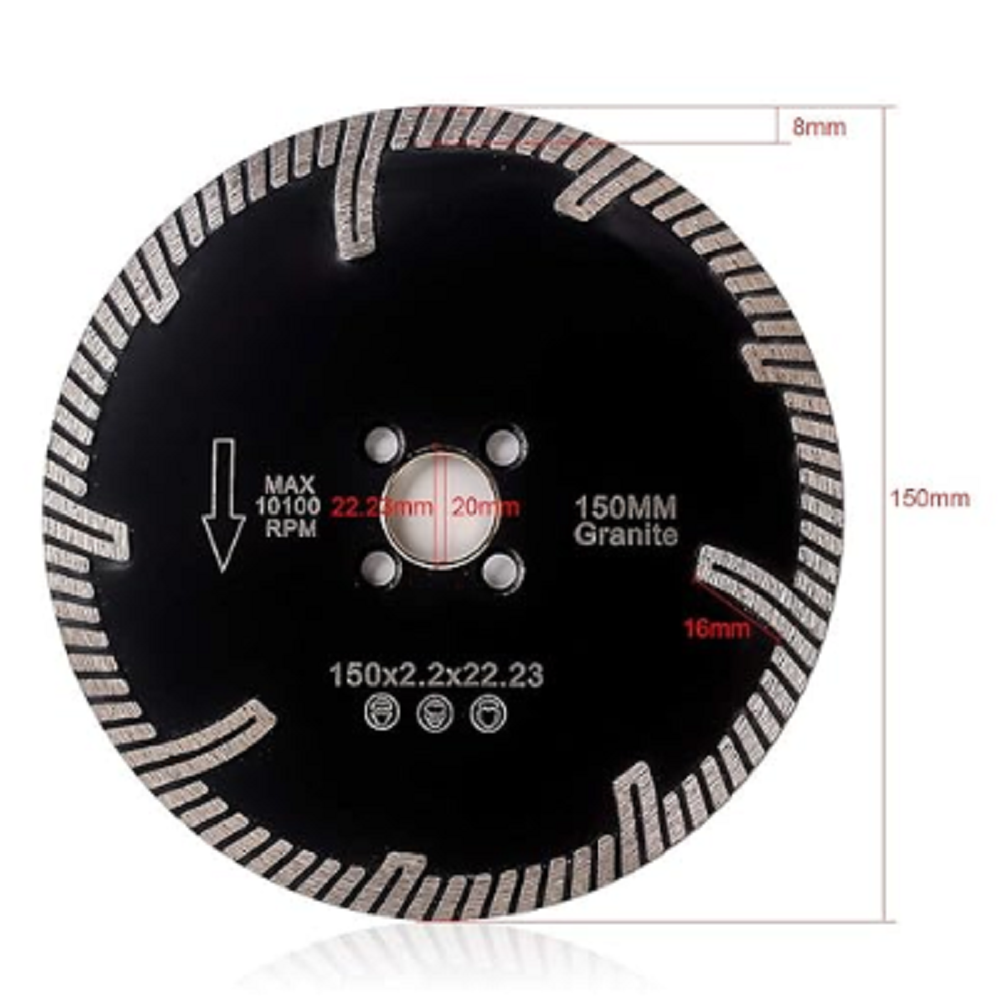 LARIX Segmented Granite Diamond Blades