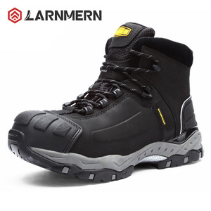 LARNMERN Steel Toe Comfortable Safety Shoes for Men Indestructible Work boots CE/ASTM S3 WR HRO SRC Industrial Work Shoes