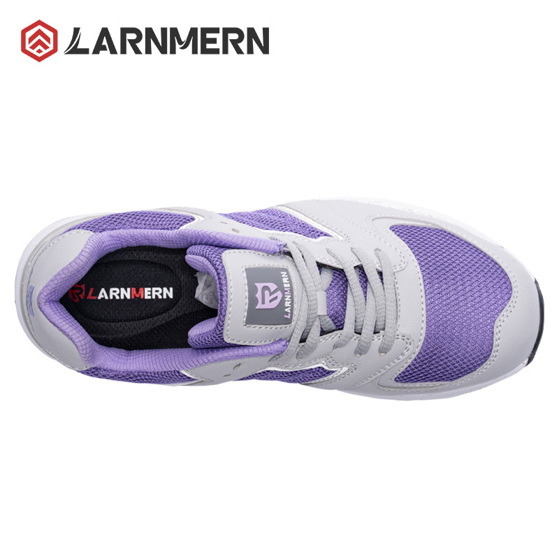 LARNMERN Steel Toe Sneaker Safety Shoes for Women Fashion Comfortable CE Work Shoes Puncture Proof Anti-Slip Anti-Static