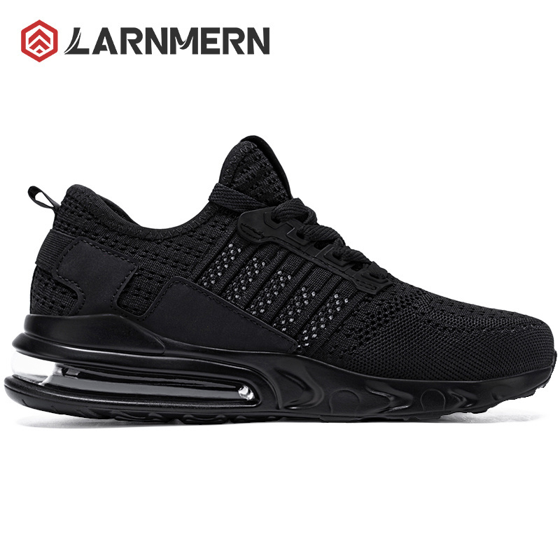 LARNMERN Steel Toe Safety Shoes for Men Lightweight Breathable Work Shoes Men Anti-Smash SRC Anti Slip Proof Outdoor Mens Shoes