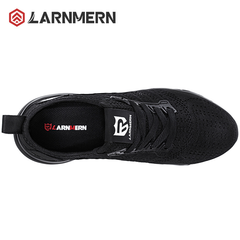 LARNMERN Steel Toe Safety Shoes for Men Lightweight Breathable Work Shoes Men Anti-Smash SRC Anti Slip Proof Outdoor Mens Shoes