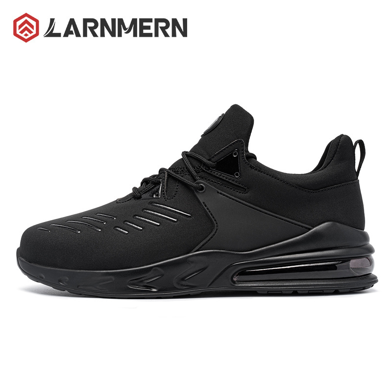 LARNMERN Steel Toe Shoes Slip-on Comfortable Safety Shoes for Men Women Work Shoes Lightweight Sneakers Non-Slip Anti-Smash