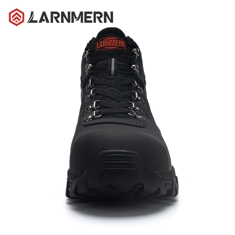 LARNMERN Composite Toe Safety Boots for Men Indestructible Work Boots CE/ASTM SRC Puncture Proof Anti-Slip Anti-Smash