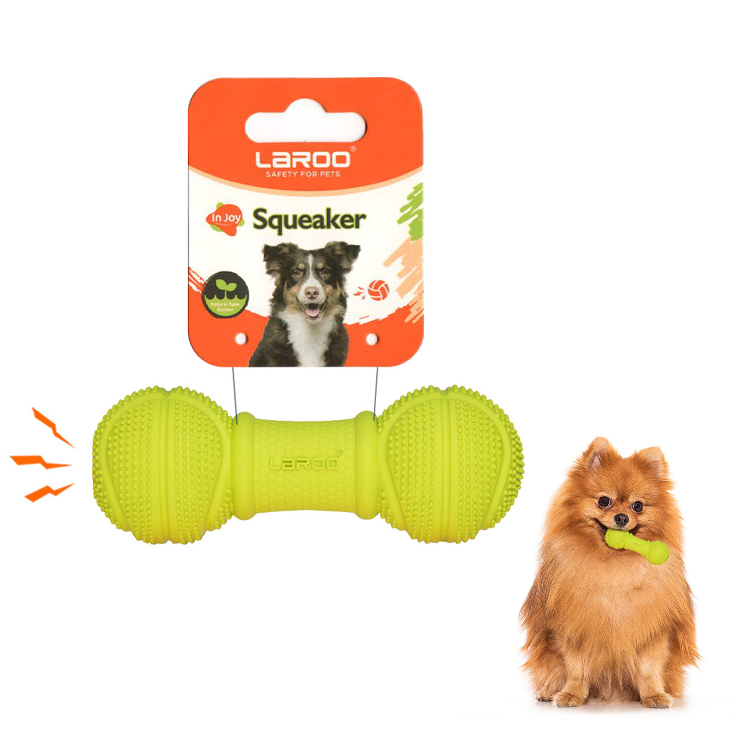 Laroo hot sale Dog Chew Toys for Aggressive Chewers Small Medium Breed Dog Squeaky Interactive toys