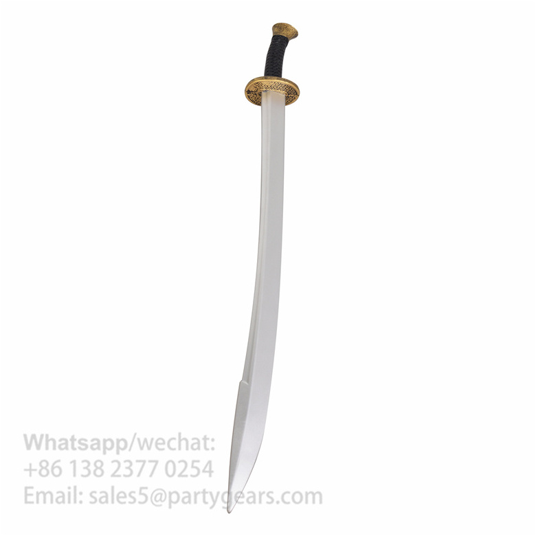 Medieval pirate scimitar Foam Larp weapon halloween kids cosplay toy sword