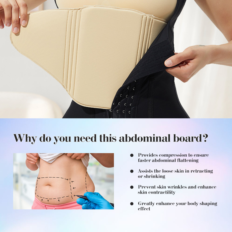 Post Op Faja Foam Board Abdominal Lipo Liposuction Post Surgery Compression AB Board For Women