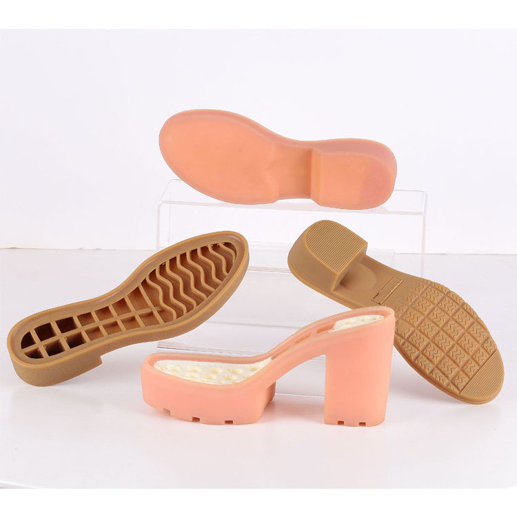 soft rubber sole for women wedge shoes high quality