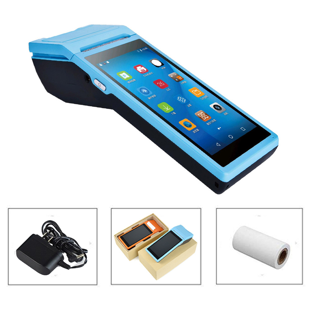 5..5 inch Touch Screen Q2 Android Pos Machine Mobile Printer/ NFC reader/ Play Store