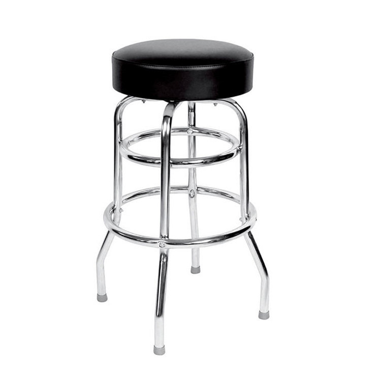 SM-4132 Cheap Used Commercial metal Chromed Restaurant bar stools for sale