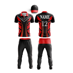 High Quality Cricket jersey and trousers Uniform Custom Logo Wholesale breathable Cricket College Team Uniform Set