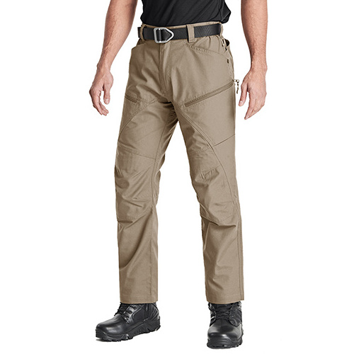 Outdoor Tactical Cargo Pants Men Cotton Many Pockets Stretch Security Trousers 65%Polyester35%Cotton Pants