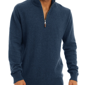 Garment Manufacturing Men's Sweaters,Oversize Men's 1/4 Zipper Pullover Sweaters,Wholesale Casual Knitwear Knitted Tops Male OEM