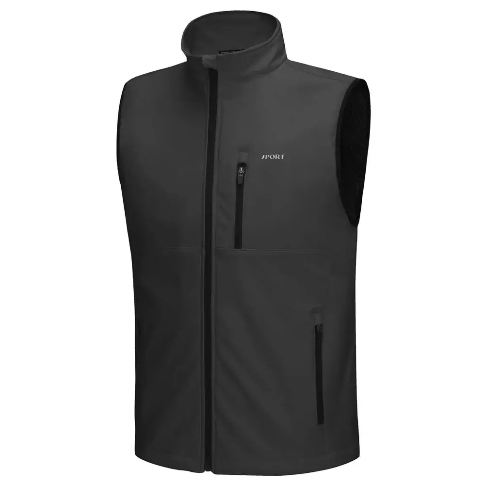 Custom Lightweight Hiking Golf Vests Men's Windproof Sleeveless Fishing Jackets Running Waistcoats Water Repellent Travel Tops