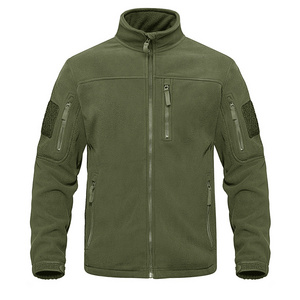 Custom Clothing Manufacturer 100%Polyester Fleece Jacket Men Men's Winter Thermal Hiking Jackets Hunting Men's Jacket