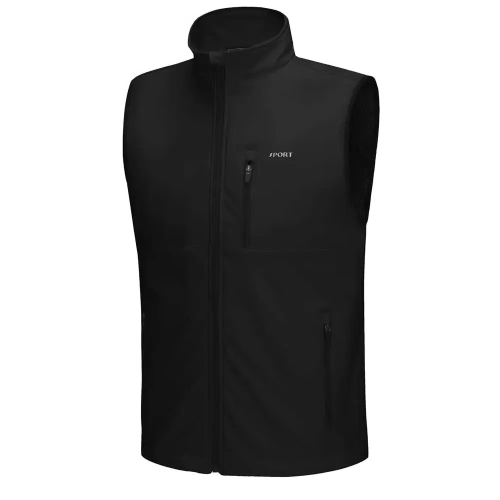 Custom Lightweight Hiking Golf Vests Men's Windproof Sleeveless Fishing Jackets Running Waistcoats Water Repellent Travel Tops