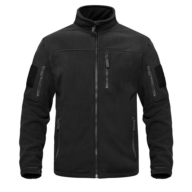 Custom Clothing Manufacturer 100%Polyester Fleece Jacket Men Men's Winter Thermal Hiking Jackets Hunting Men's Jacket