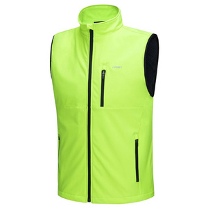 Hot Sale full zip up golf fishing hiking vests for men Lightweight Windproof Sleeveless Fishing Jackets