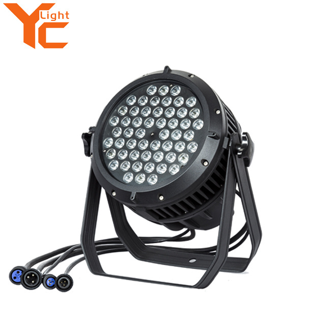 LED stage light IP65 54*3W RGB 3in1 par can waterproof a outdoor dmx Christmas party lighting