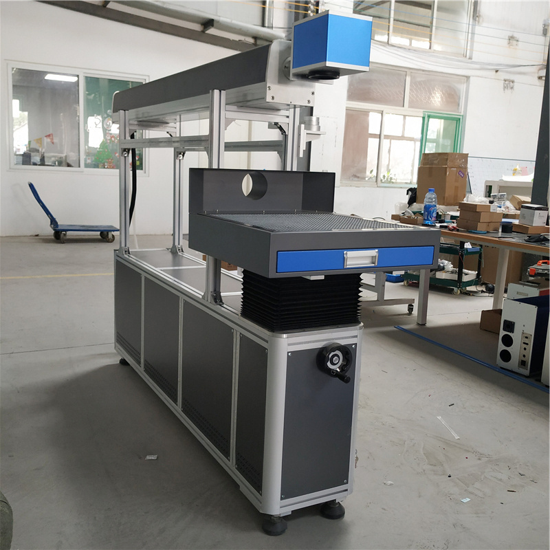 80W/100W/130W Co2 laser marking machine/ big working area cnc laser marking machine for nonmetal