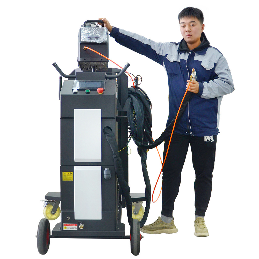 1000W 1500W 2000W 3000W Carbon Steel Soldering Machine Handheld Wobble Head Fiber Laser Welding Machine