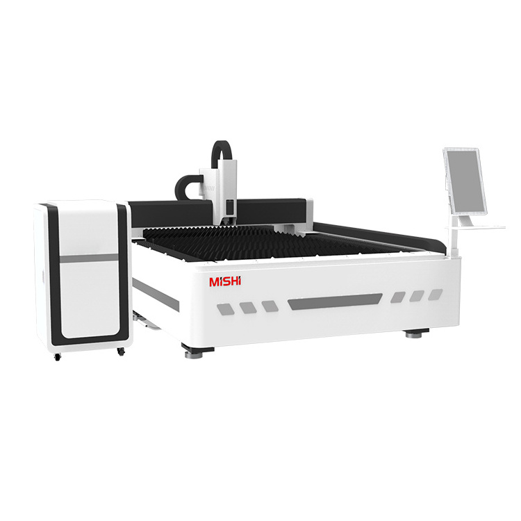 Mishi f series thunder shoes upper 1000w fiber laser engraving and cutting machine 1500 x 3000 nm