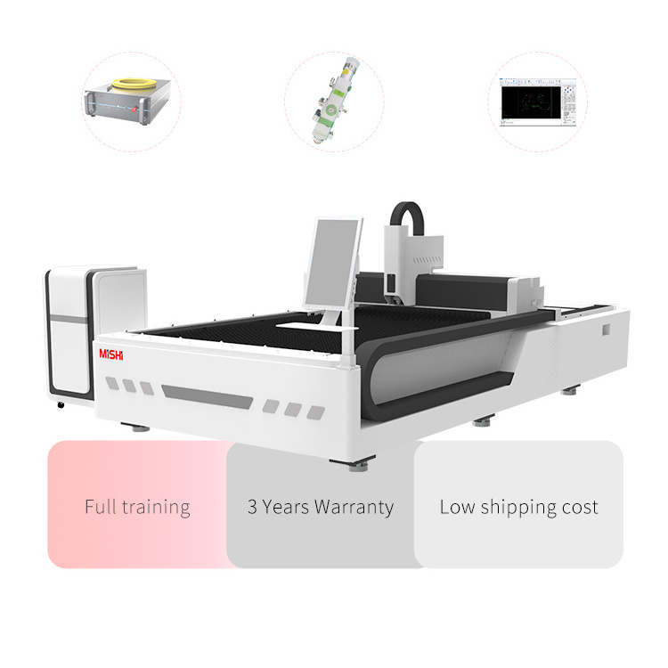 Mishi f series thunder shoes upper 1000w fiber laser engraving and cutting machine 1500 x 3000 nm