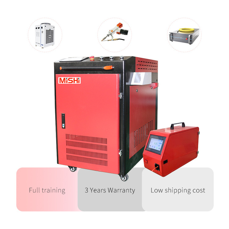 Wobble head handheld fiber laser welding machine for stainless steel iron aluminum copper brass