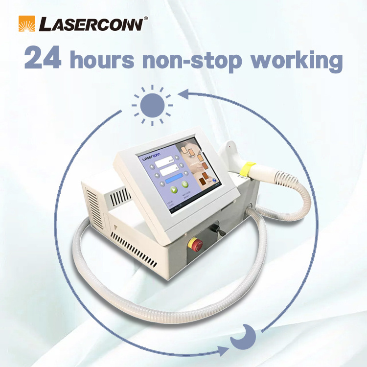 Laserconn Portable 808Nm Diodo Laiser Custom Logo Three Wavelength High Power 1200W Diode Laser Hair Removal For All Skin Types