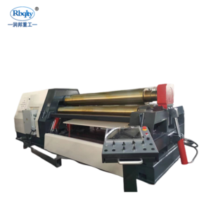 Rbqlty 4 roller plate rolling machine cnc plate bending rolling machine