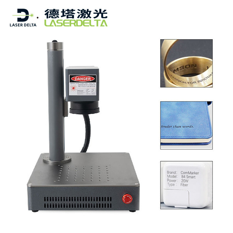 Multifunctional Desktop portable fiber laser Mini Marker 20W fiber laser marking machine For Metal