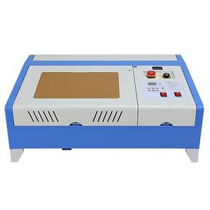 40w mini laser stamp making engraving machine 320 400