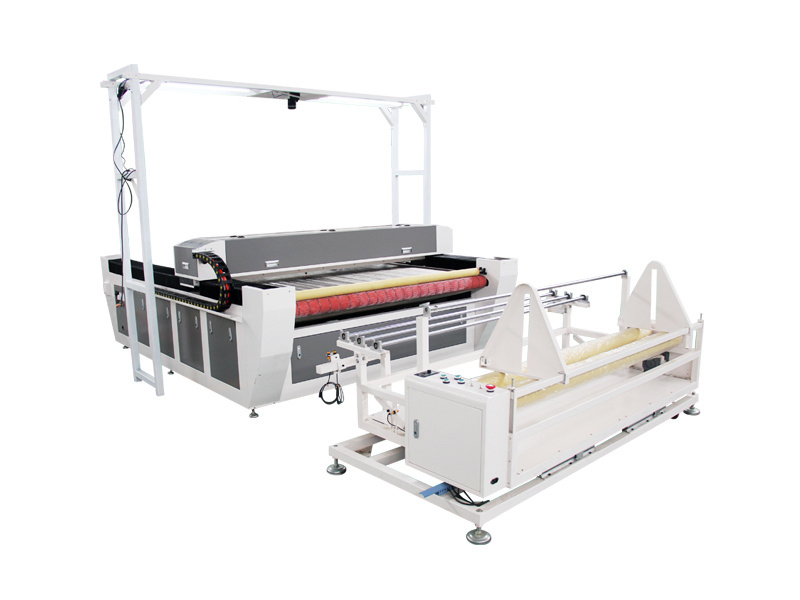 Fabric cloth co2 laser cutting machine dual laser heads ccd camera with auto feeding system