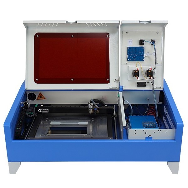 40w mini laser stamp making engraving machine 320 400