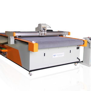 CNC oscillating knife cutting leather gasket machine