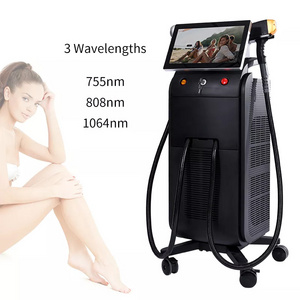 OEM ODM Permanent Hair Remover Alexandrite Laser Hair Removal Machine Diode Laser 755 808 1064 Tria Beauty Hair Removal Laser 4x