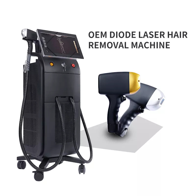 OEM ODM Permanent Hair Remover Alexandrite Laser Hair Removal Machine Diode Laser 755 808 1064 Tria Beauty Hair Removal Laser 4x