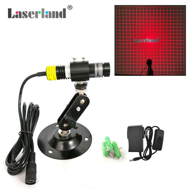 20x20 Grid 650nm Red Grating Laser Module 3D Structural Light Source Laser Scanner Scanning