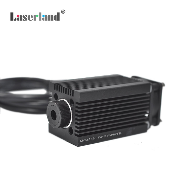 520nm PWM/TTL High-power 520nm Green Light Micro Engraving Machine Laser for Industrial Use