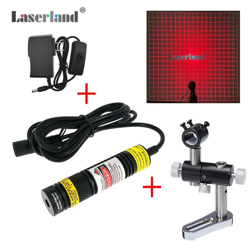 20x20 Grid 650nm Red Grating Laser Module 3D Structural Light Source Laser Scanner Scanning