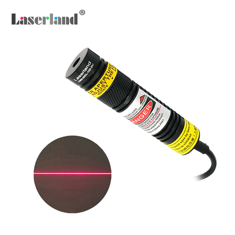 650nm Red Line Generator Alignment Wood Stone Focusable Laser Module Diode Marking Line Generator Locator