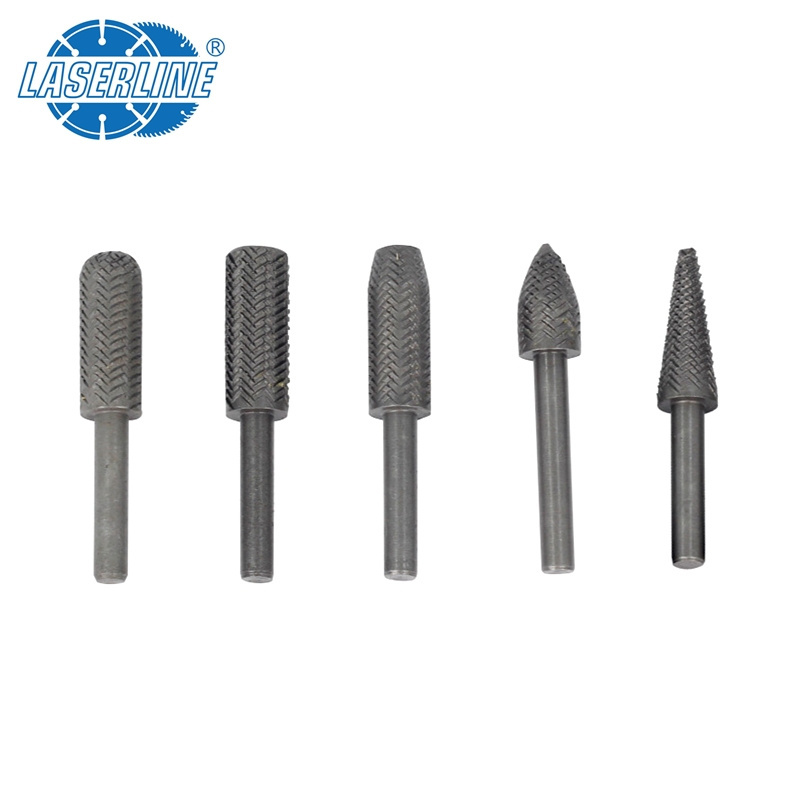 5Pcs 6mm Shank electric Rotary Burr Set File Rasp Drill Bit embossed steel for soft metal