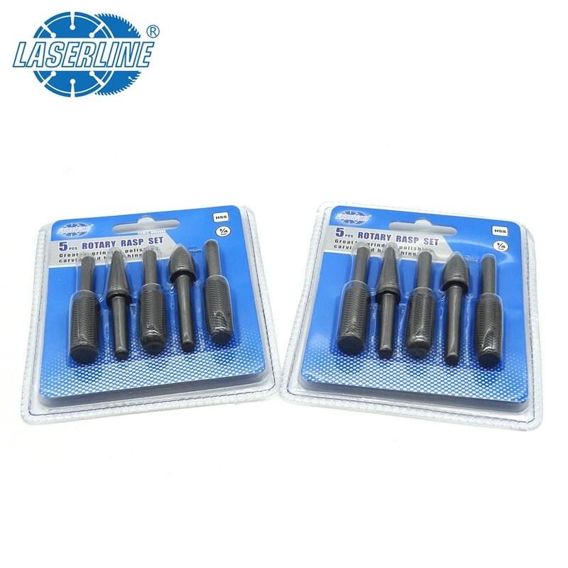 5Pcs 6mm Shank electric Rotary Burr Set File Rasp Drill Bit embossed steel for soft metal