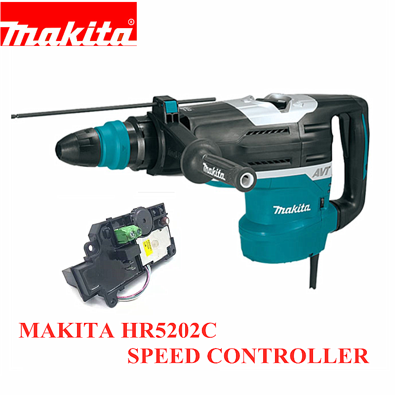 Original Makita Max Hammer HR5202C Speed Controller Spare Part On-Off Switch with Speed Controller