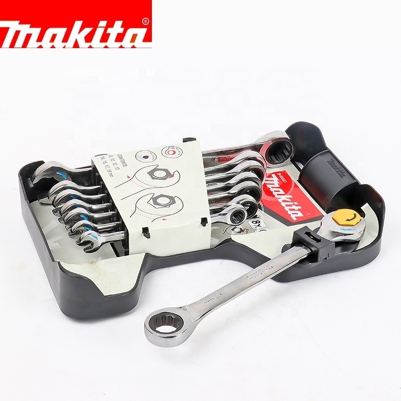 8pcs Makita Quick Open Ratchet Wrench Manual Plum wrench Penetrating Pipe Wrench Bathroom Installation Bicycle Car Repair