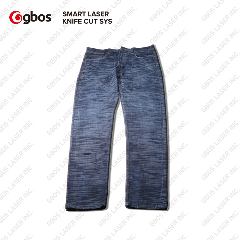 GBOS LASER laser denim marking jeans and denim jeans whisker machine XXP5-600-3D 600W