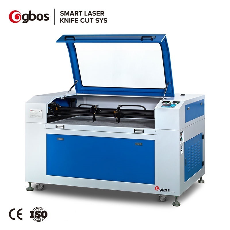 90W Hot Sale 1280 Double Laser Heads CO2 Cutting Machine Apply to Fabric Textile Leather Paper Acrylic Non-metal