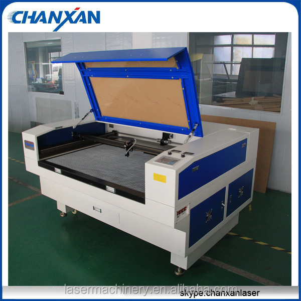 CHANXAN 1610 clothes fabric co2 laser engraving cutting machine dual head laser