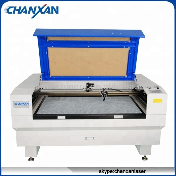 CHANXAN 1610 clothes fabric co2 laser engraving cutting machine dual head laser